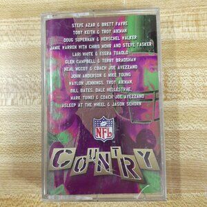NFL Country  Cassette Tape Campbell Bradshaw Toby Keith Troy Aikman 1996 Classic